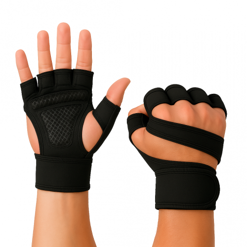 CR-450 GUANTES CALLERA DE GYM SIN DEDOS