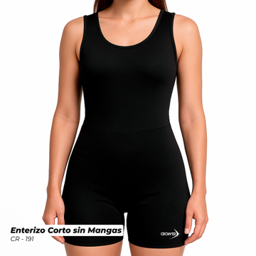 CR-191 ENTERIZO CORTO ESQUELETO MUJER
