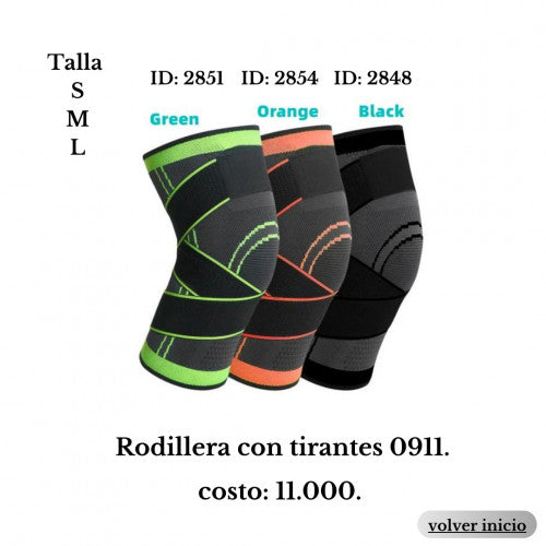 CR-097 RODILLERA CON TIRANTES 0911