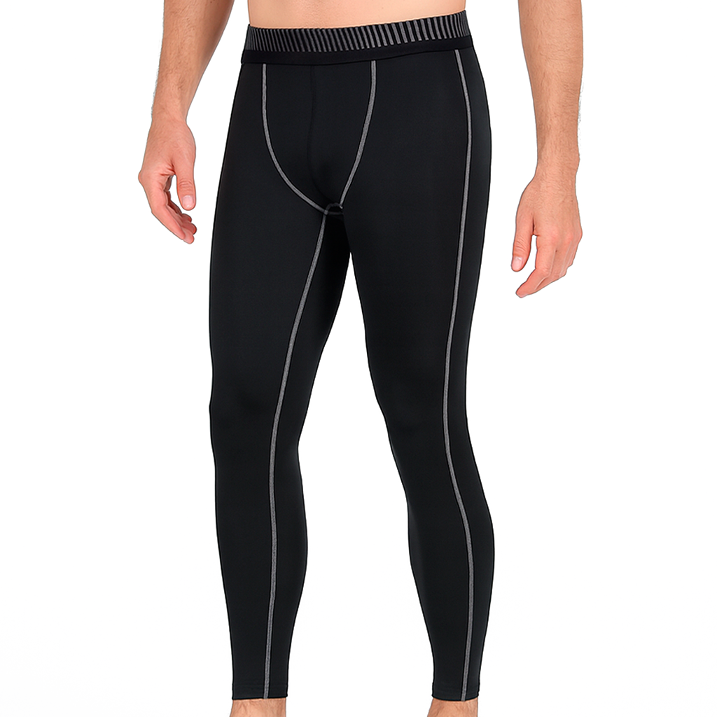 CR-068 PANTALON TERMICO IMP 506 NEGRO/VERDE