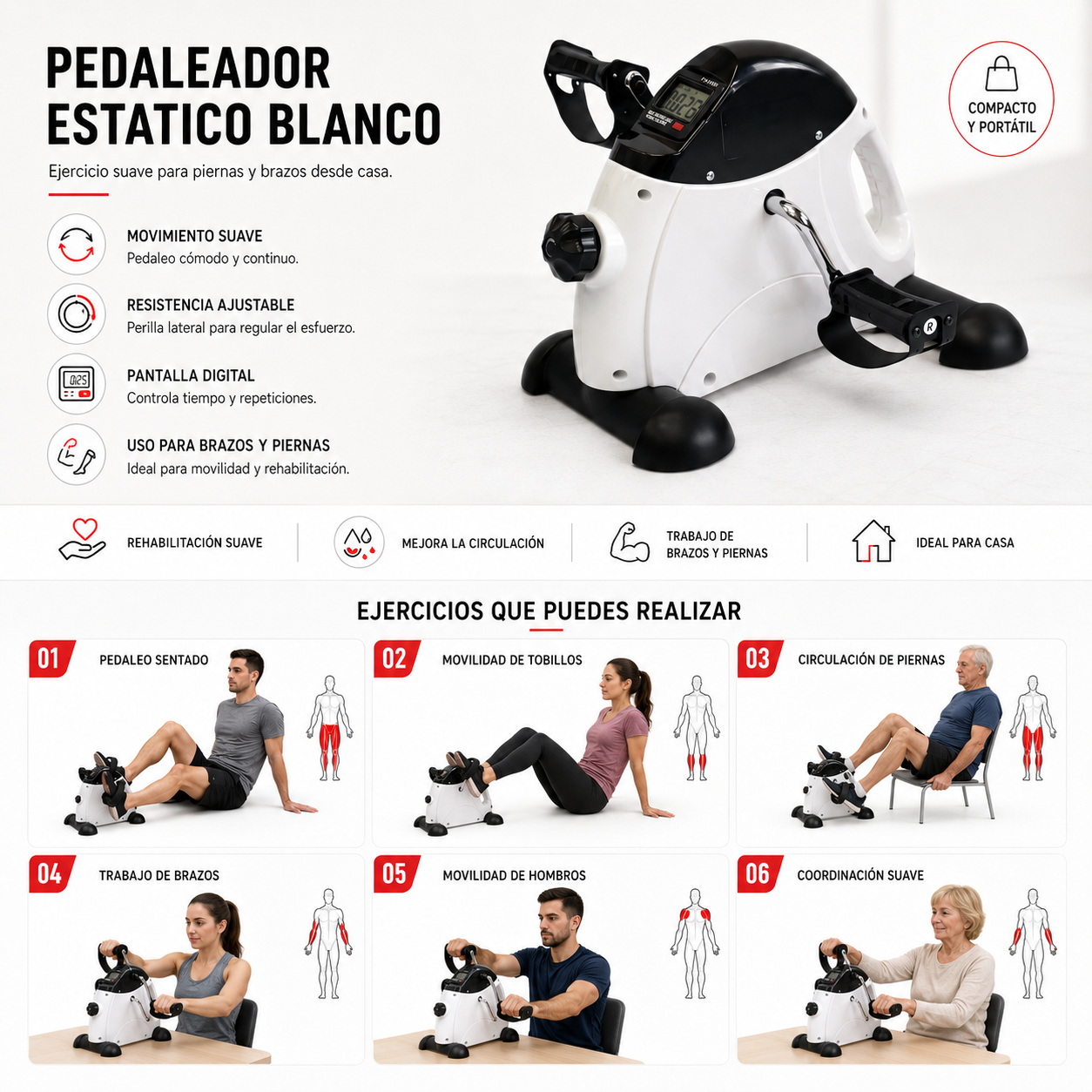 CR-1124 PEDALEADOR ESTATICO