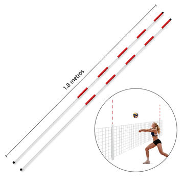 CR-1152 ANTENA PARA VOLEIBOL EN FIBRA DE VIDRIO CON CINTA 1.8 MT