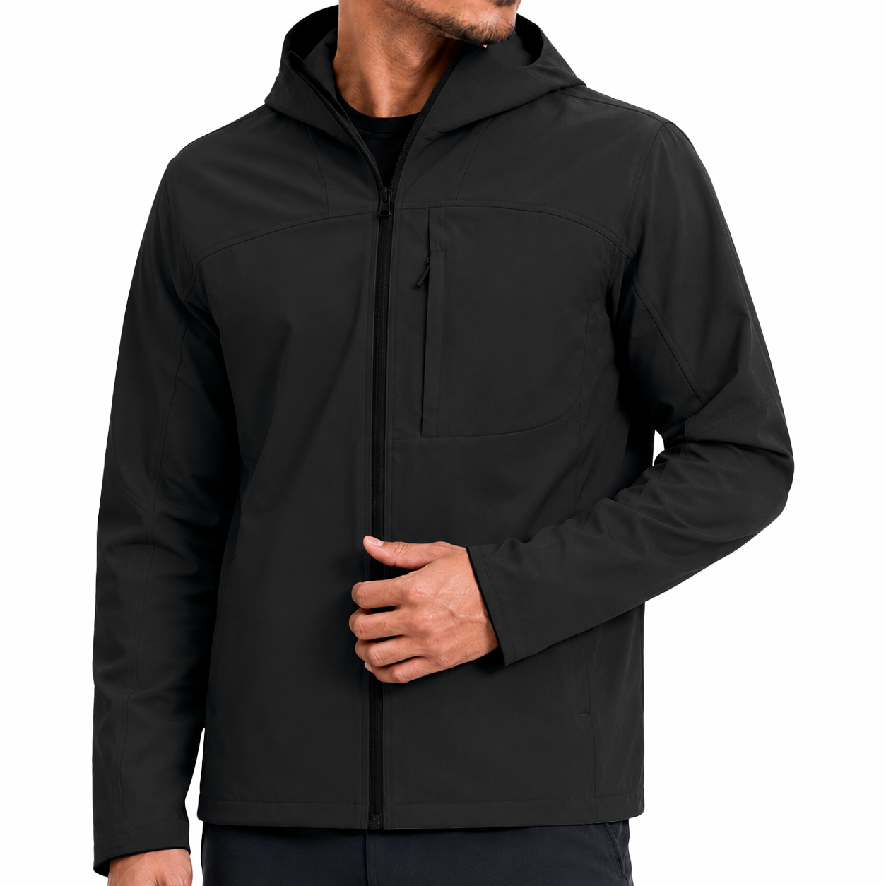 CR-1166 CHAQUETA CON GORRO