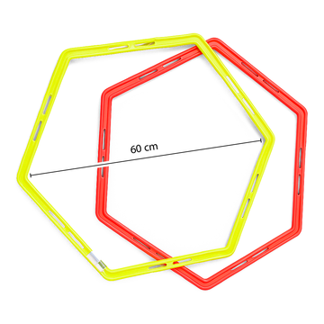 CR-138 ARO EXAGONAL PLANO PARA EJERCICIO DE COORDINACION 60 CM