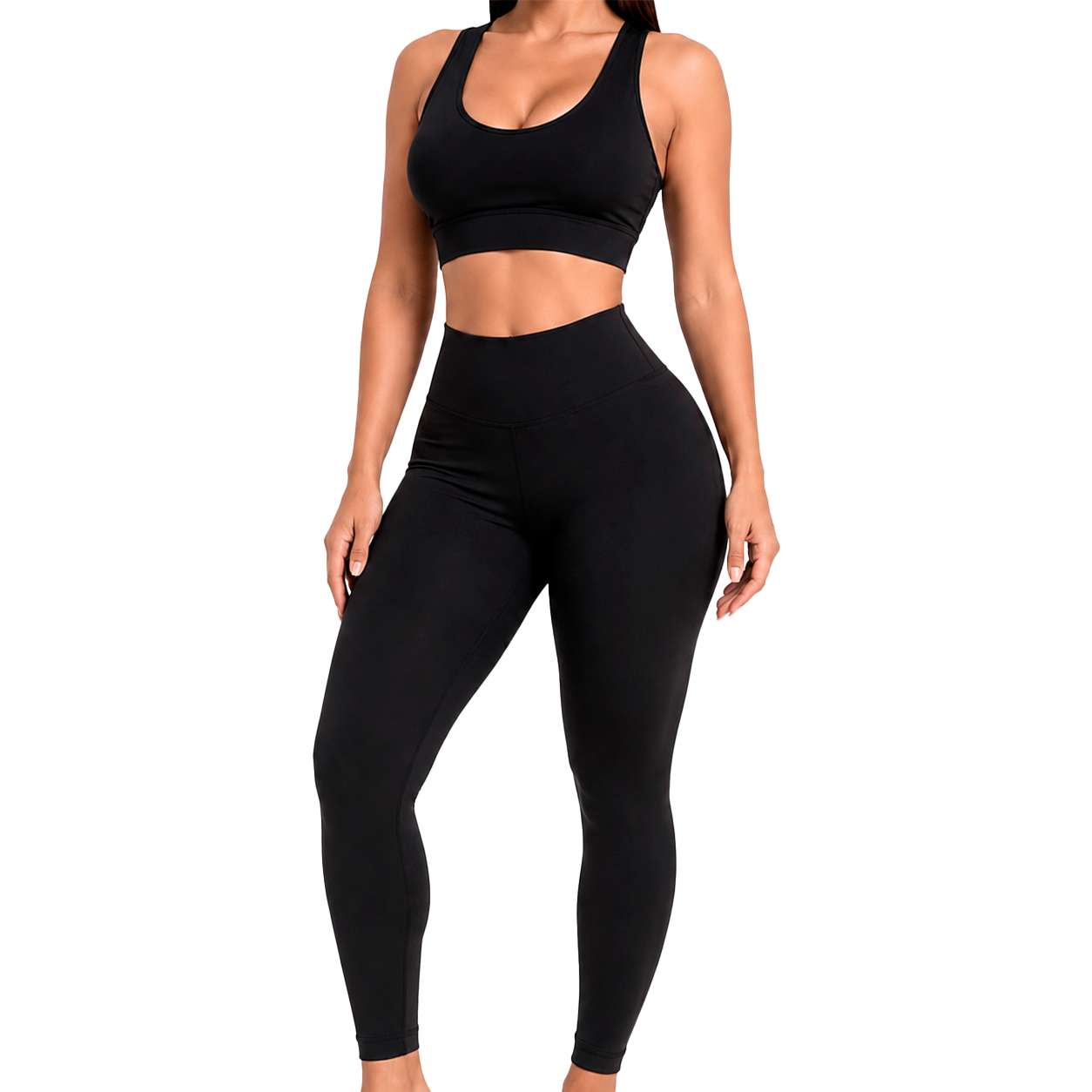 CR-277 CONJUNTO LARGO DAMA -U-SUPLEX NEGRO