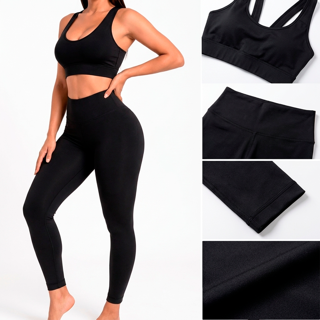 CR-277 CONJUNTO LARGO DAMA -U-SUPLEX NEGRO