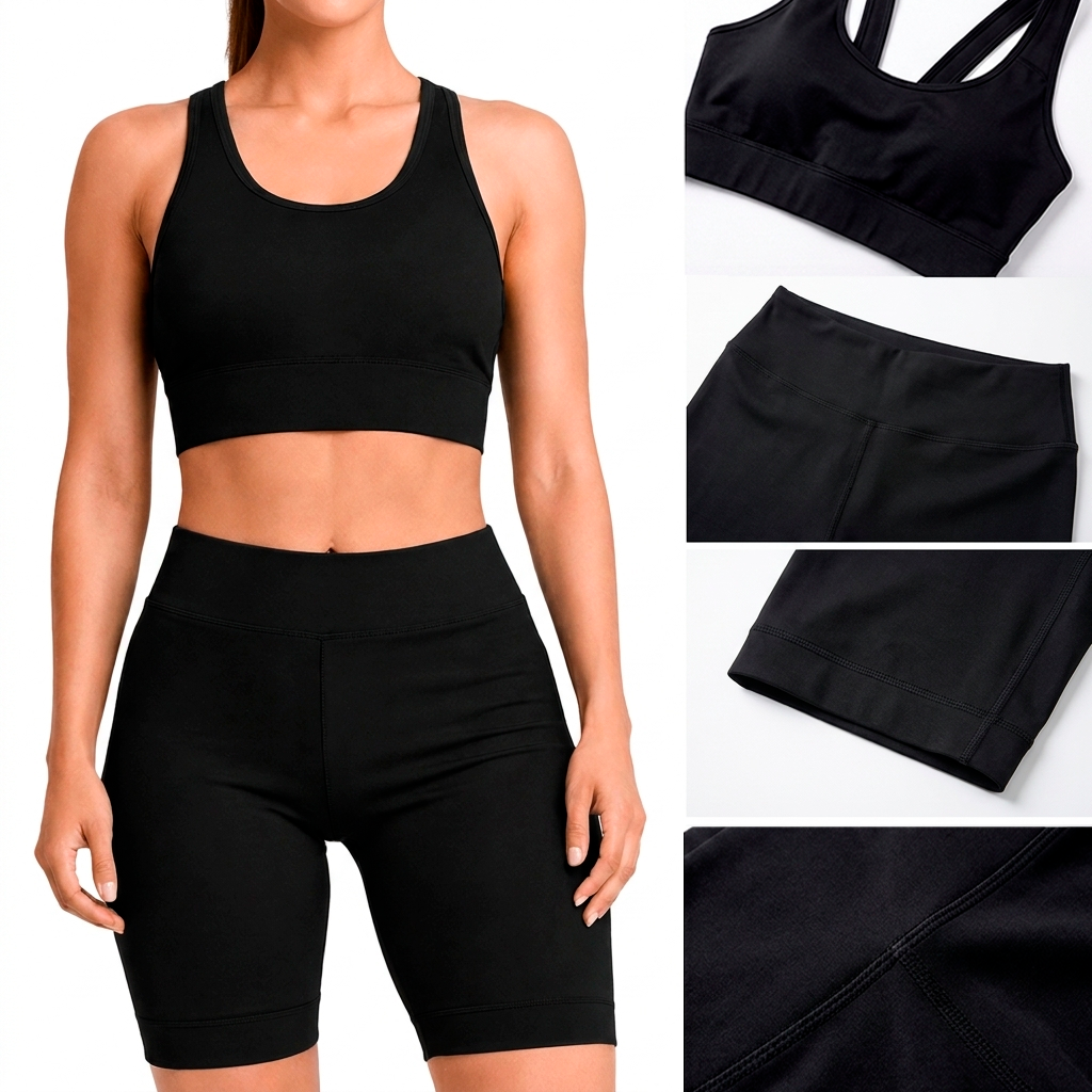 CR-278 CONJUNTO DEPORTIVO NEGRO