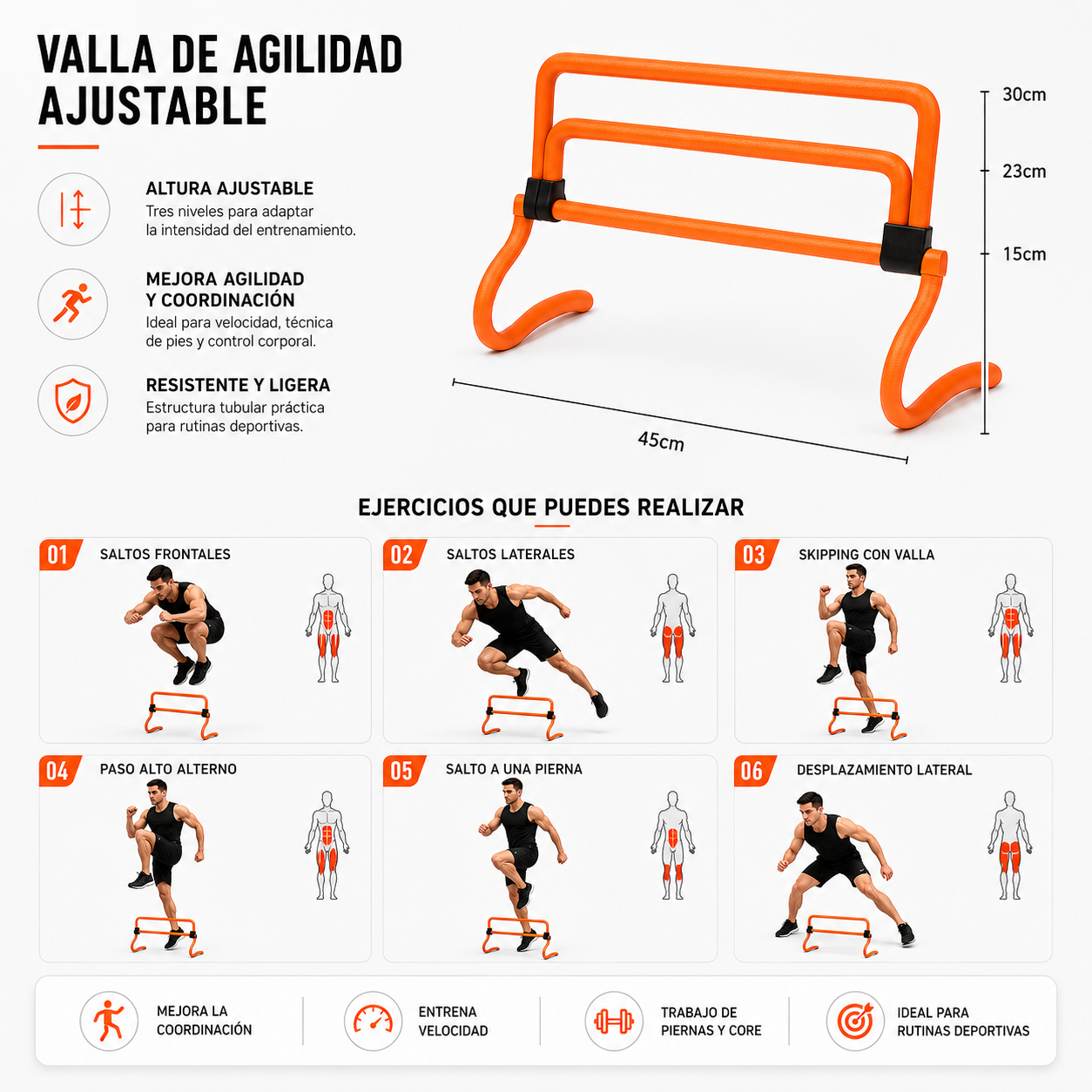 CR-525 VALLA DE SALTO / OBSTACULO AVION