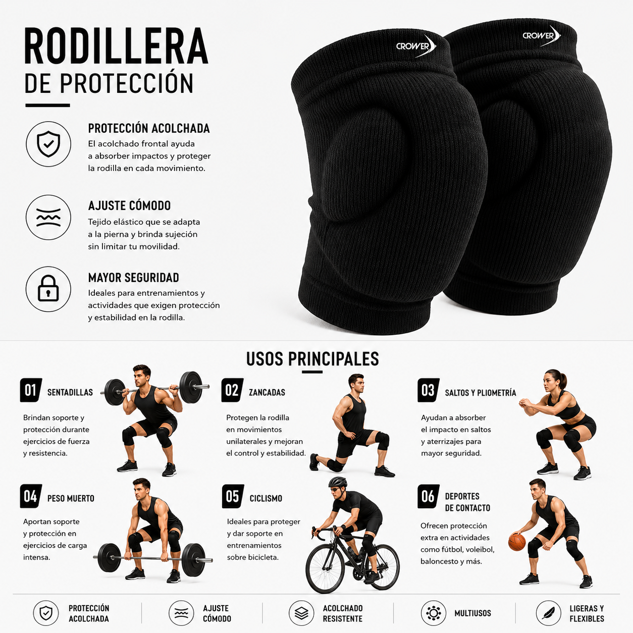 CR-543 RODILLERA DE FUTSAL