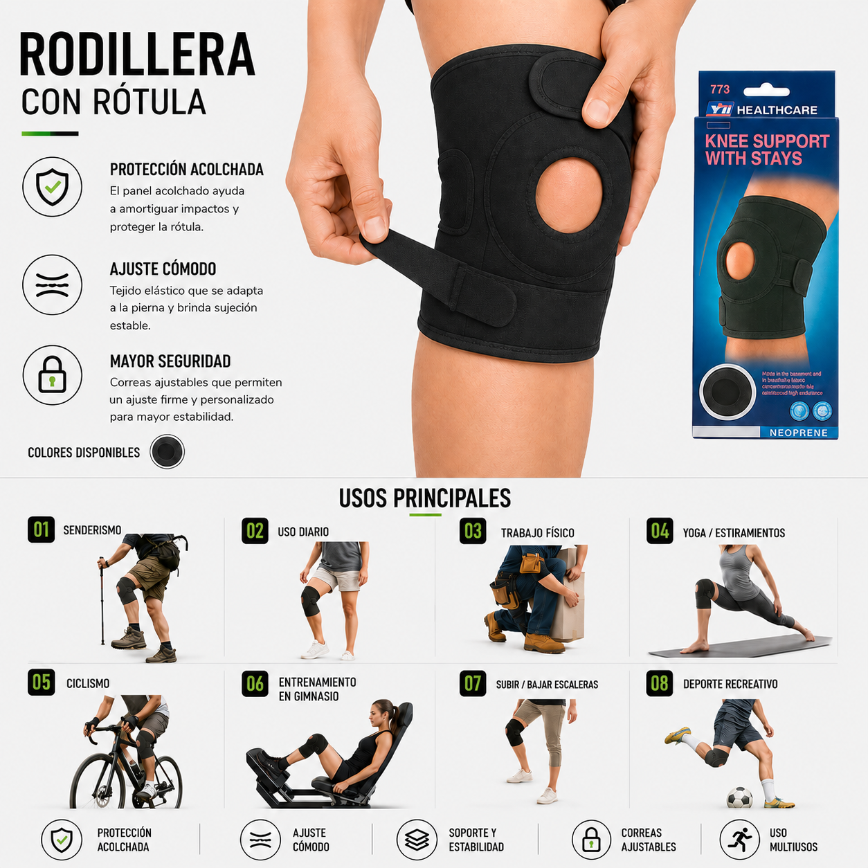 CR-572 RODILLERA CON ROTULA