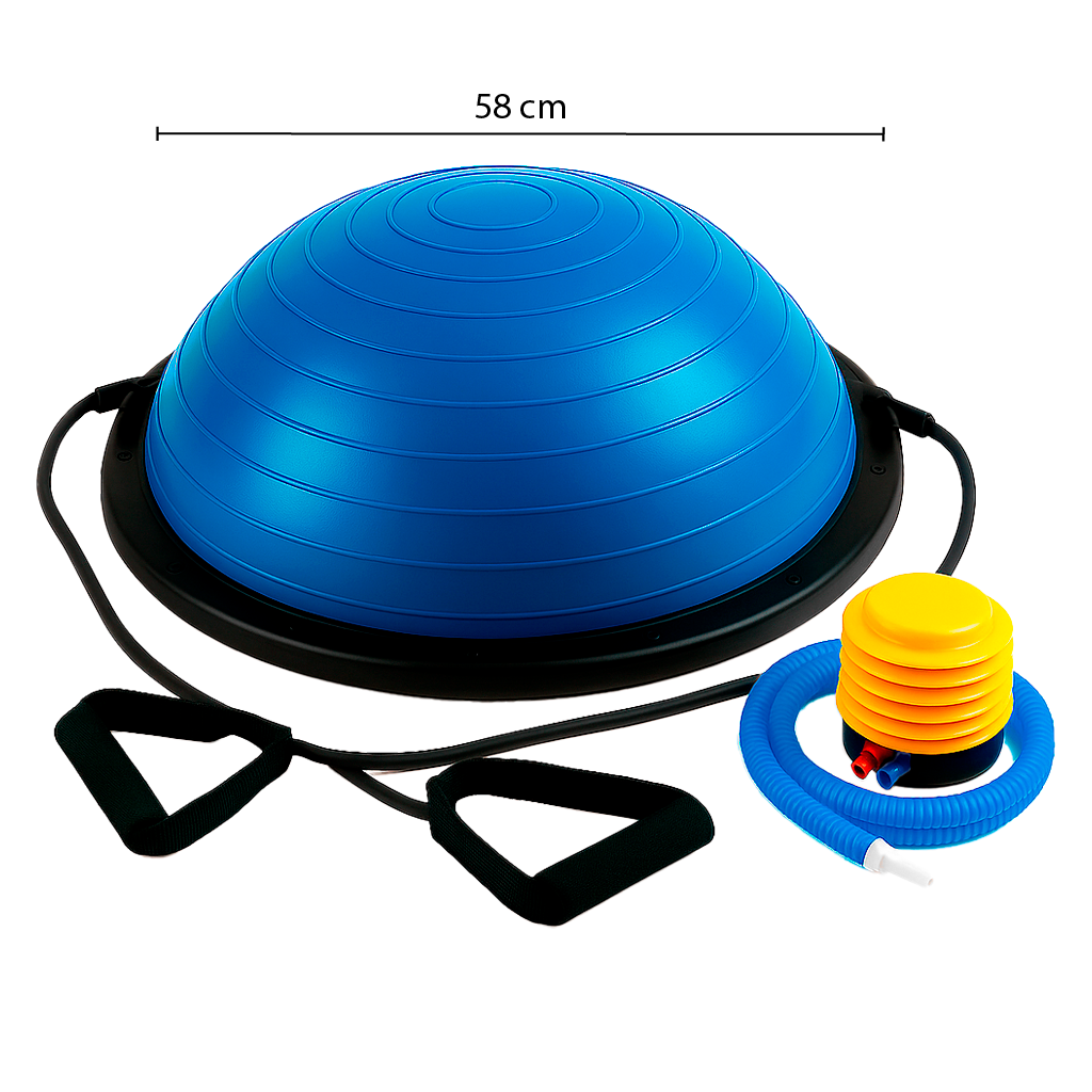 CR-638 BALON BOSU CON BANDAS 58 CM