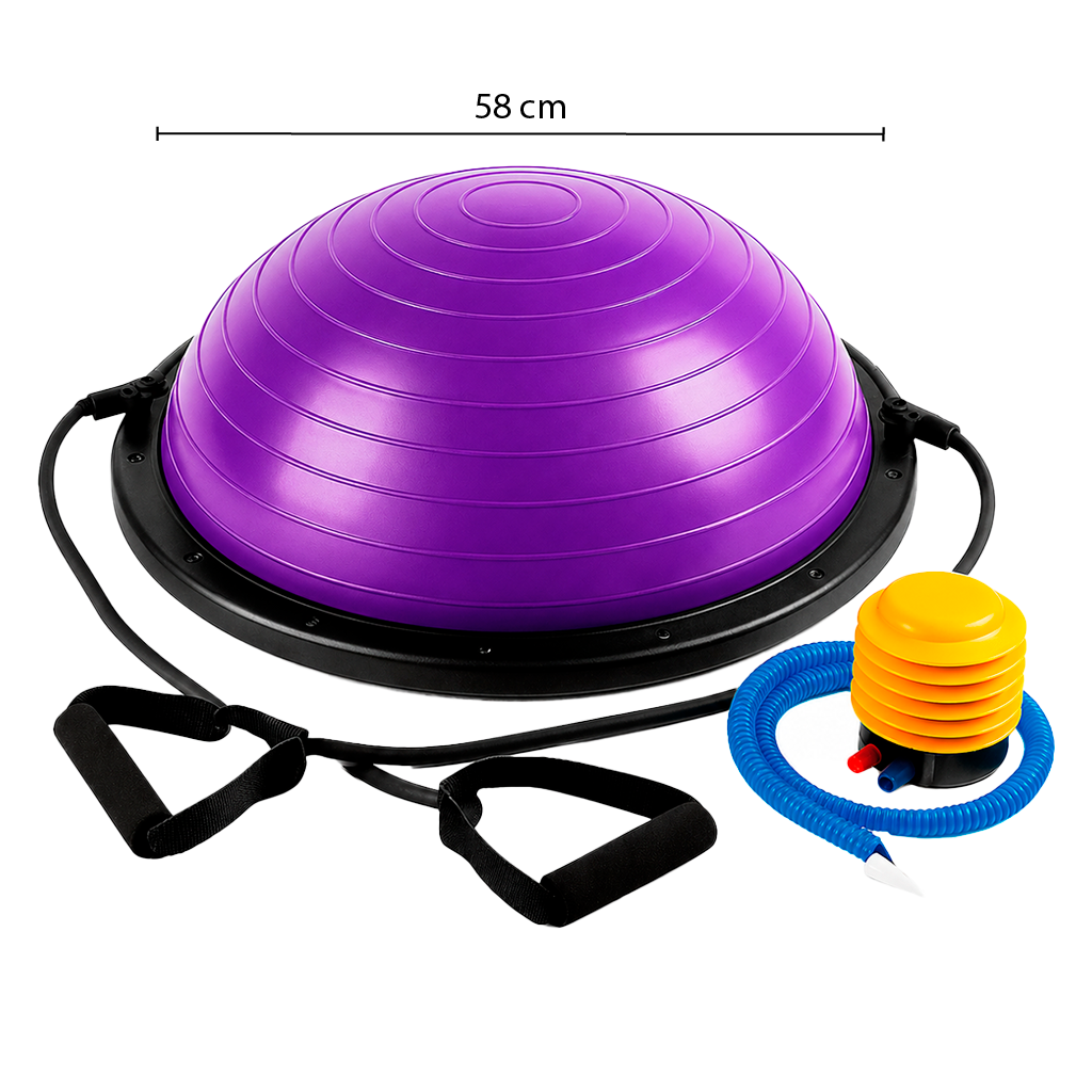 CR-638 BALON BOSU CON BANDAS 58 CM