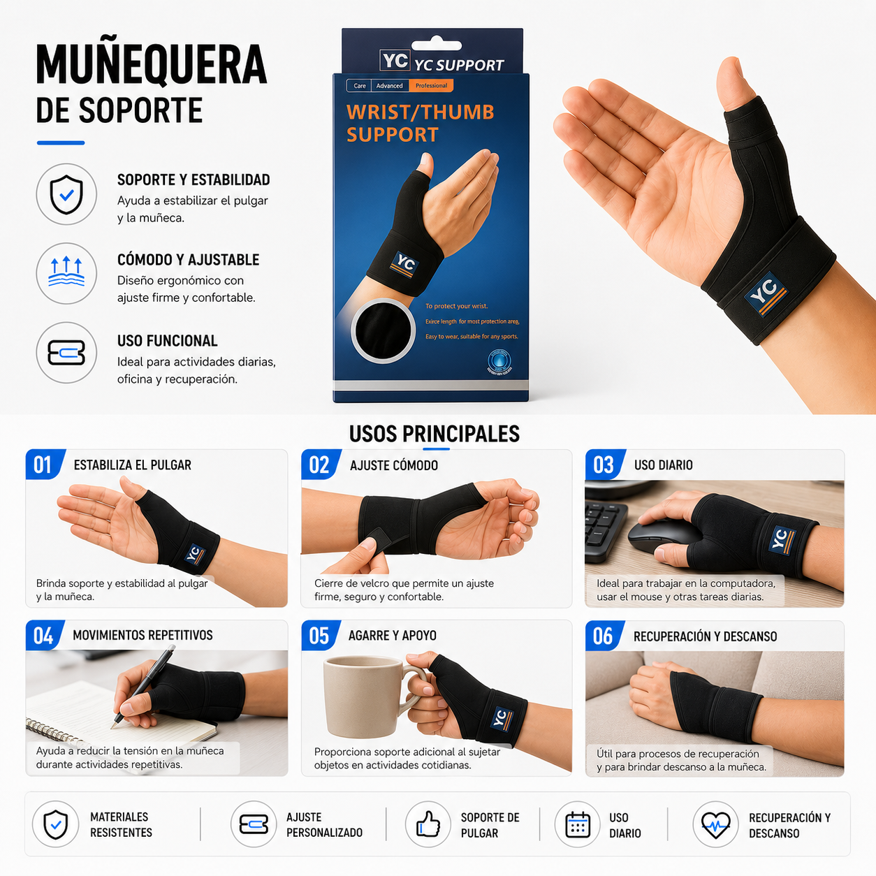 CR-680 SOPORTE DE PULGAR