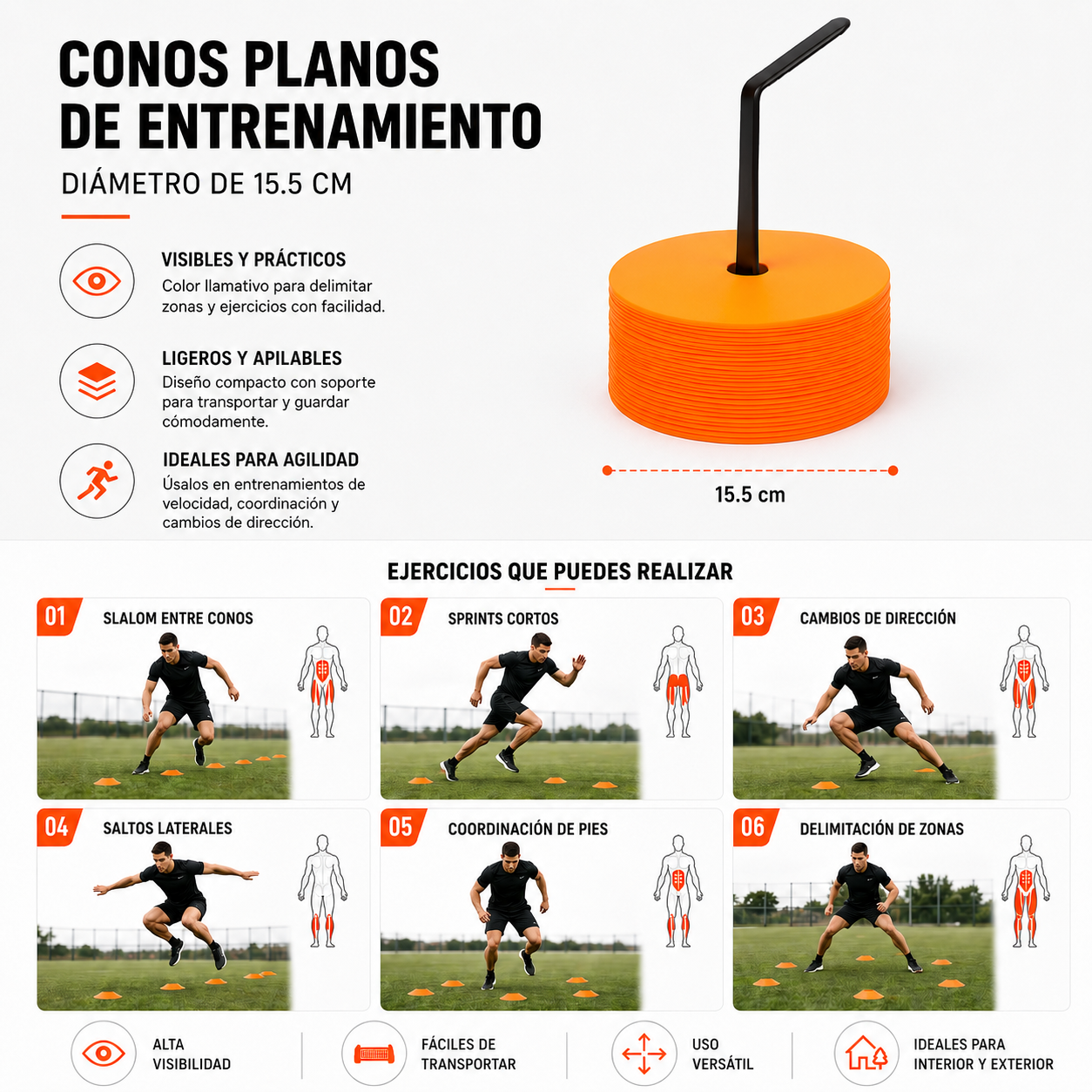 CR-702 DISCO PLANO DE ENTRENAMIENTO 15.5 CM