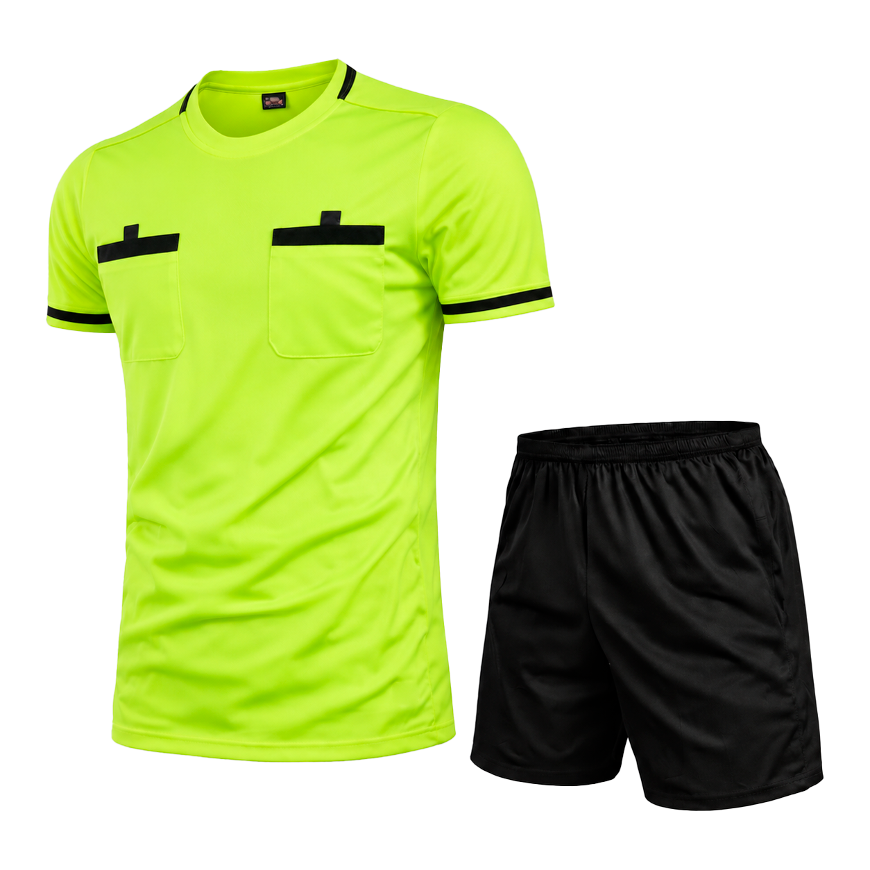 CR-872 CONJUNTO DE ARBITRO VERDE LIMÓN