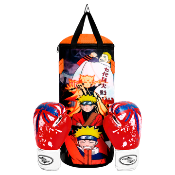 CRN-026 KIT DE BOXEO INFANTIL NARUTO 48X20CM