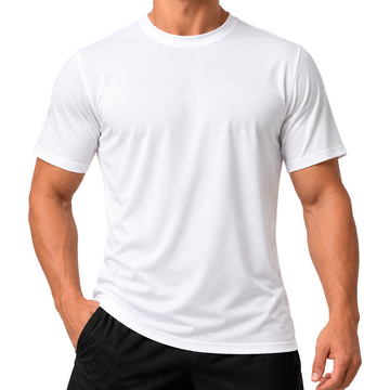 CRN-041 CAMISETA DE HOMBRE BLANCO