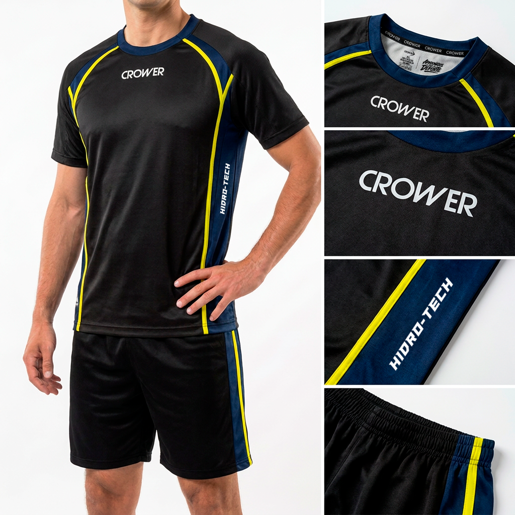 CRU-074 TR UNIFORME PERSONALIZABLE NEGRO