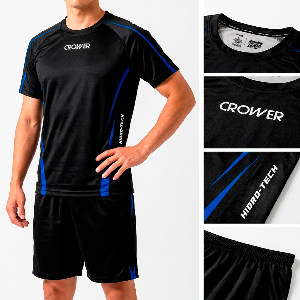 CRU-075 TR UNIFORME PERSONALIZABLE NEGRO