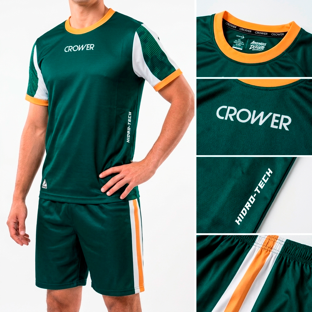 CRU-080 TR UNIFORME PERSONALIZABLE VERDE OSCURO