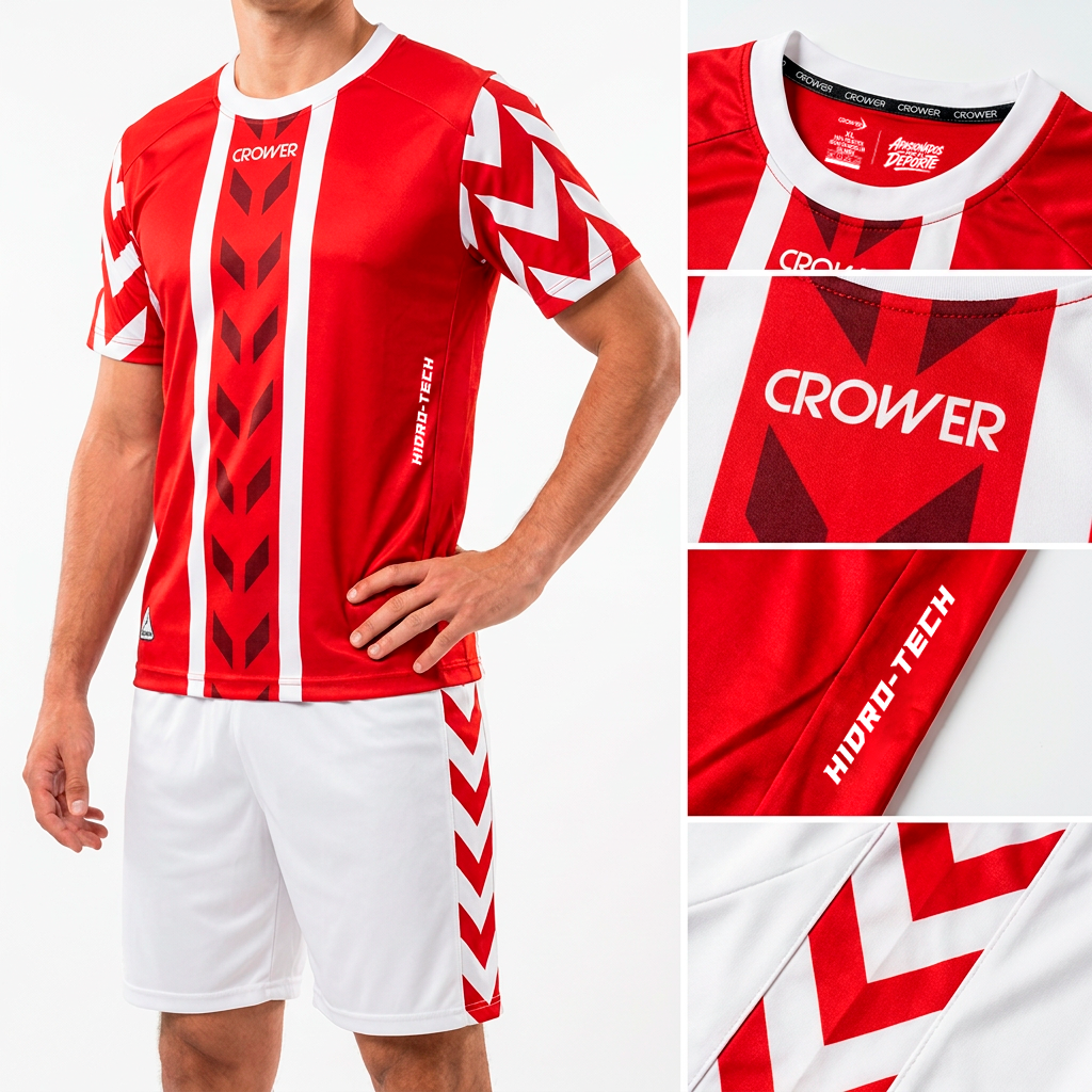 CRU-081 TR UNIFORME PERSONALIZABLE ROJO